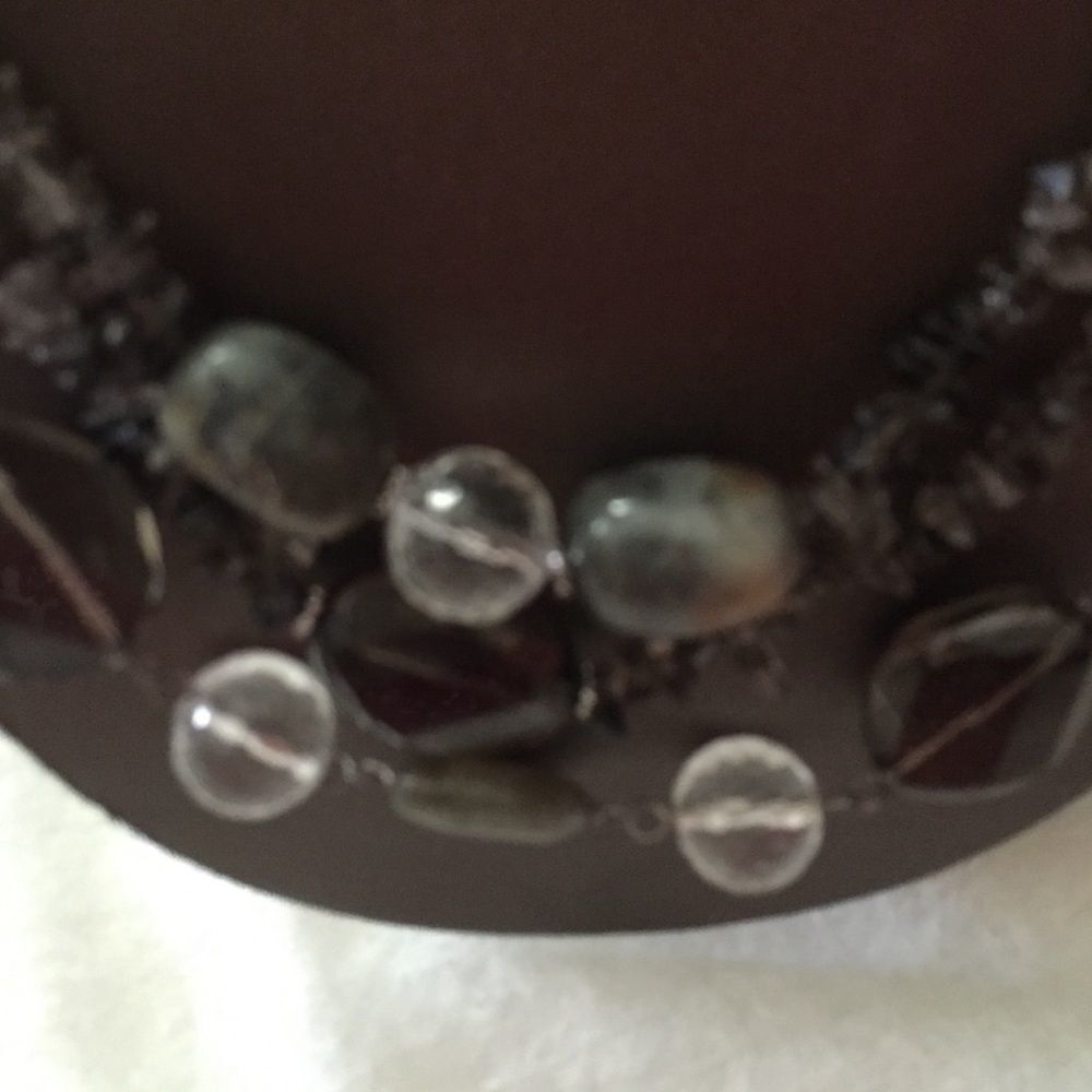 Natural Stones Multi Strand Necklace - Picture 2 of 3